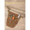 Waxed Canvas Weed Control Kit, Wear-resistant, Storage Bag, Waist Hanging, Gardening Tool Waist Bag, Electrician Bag