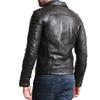 SkinOutfit Men's Genuine Lambskin Black Leather Jacket Stylish Motorcycle Bomber Biker Outerwear MJ 220