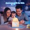 ICARER FAMILY Söt Nattmjuk Silikon Dimbar Baby Natt Uppladdningsbar Sänglampa med Planet Söt Dekoration för Perfekt Gåva för Rymdfödelsedag Baby
