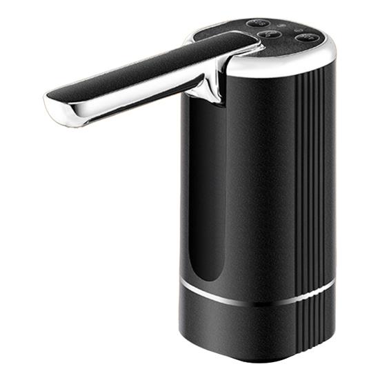 

Электрический дозатор, складной насос для бутылок с водой, универсальный, простой в установке, перезаряжаемый, автоматический дозатор воды, насос чёрный