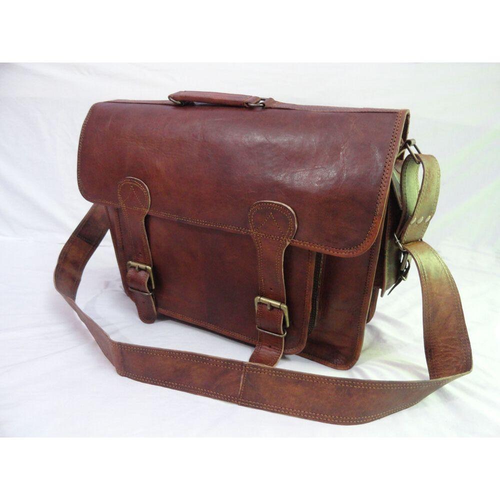 18 În Servietă Laptop Geantă Messenger din piele de capră Genți de umăr