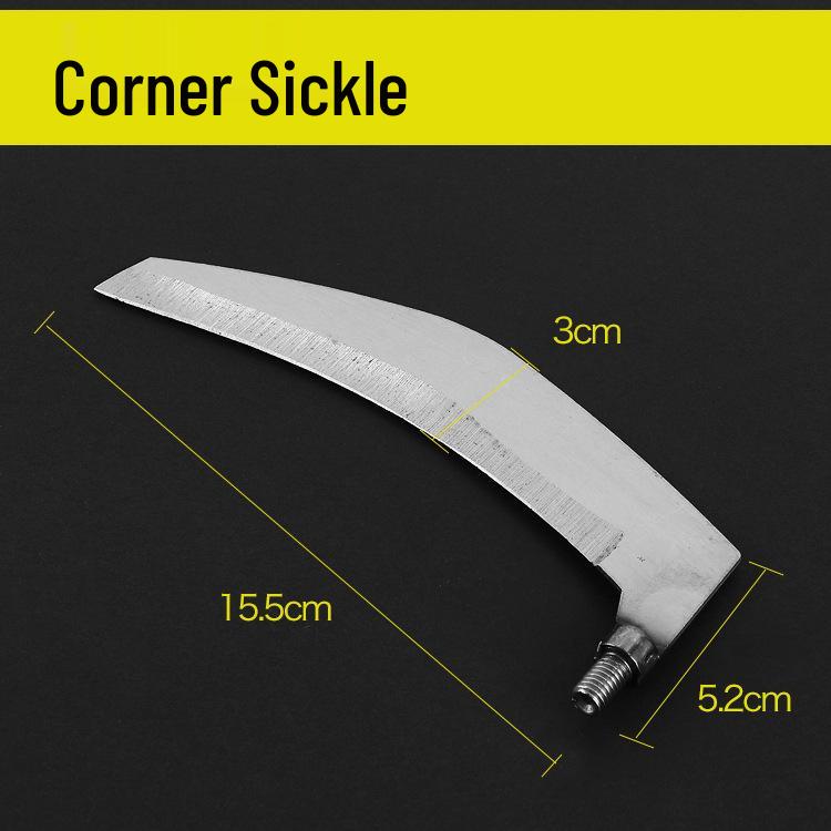 Portable Steel Fish Fork: Thickened Sickle-Style Spike for Fishing