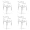 Židle KATO - bílá x 4