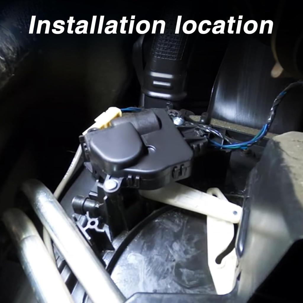 HVAC Blend Door Actuator Compatible With Chrysler 300 2008- Chrysler Town & Country 2008-2016 Dodge Charger/Grand Caravan/Challenger 2008- Replace#