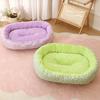 Calming Dog Bed Floral Orthopedic Cat Bed Breathable Washable Cozy Pet Bed for Small Medium Dogs And Cats