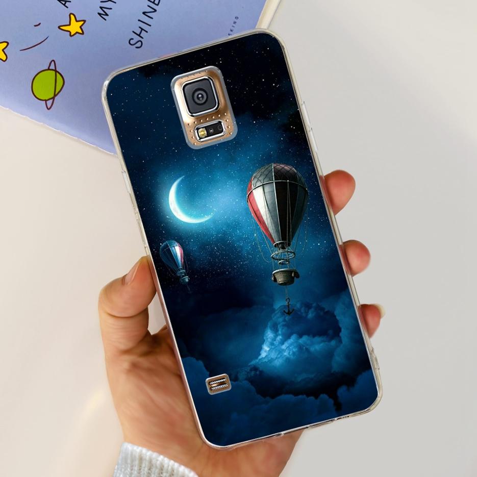 For Samsung Galaxy S5 Case G900F G900I G900M G900A G900T Cute Painted Cover Soft TPU Phone Case For Samsung S5 S 5 GalaxyS5 Bags