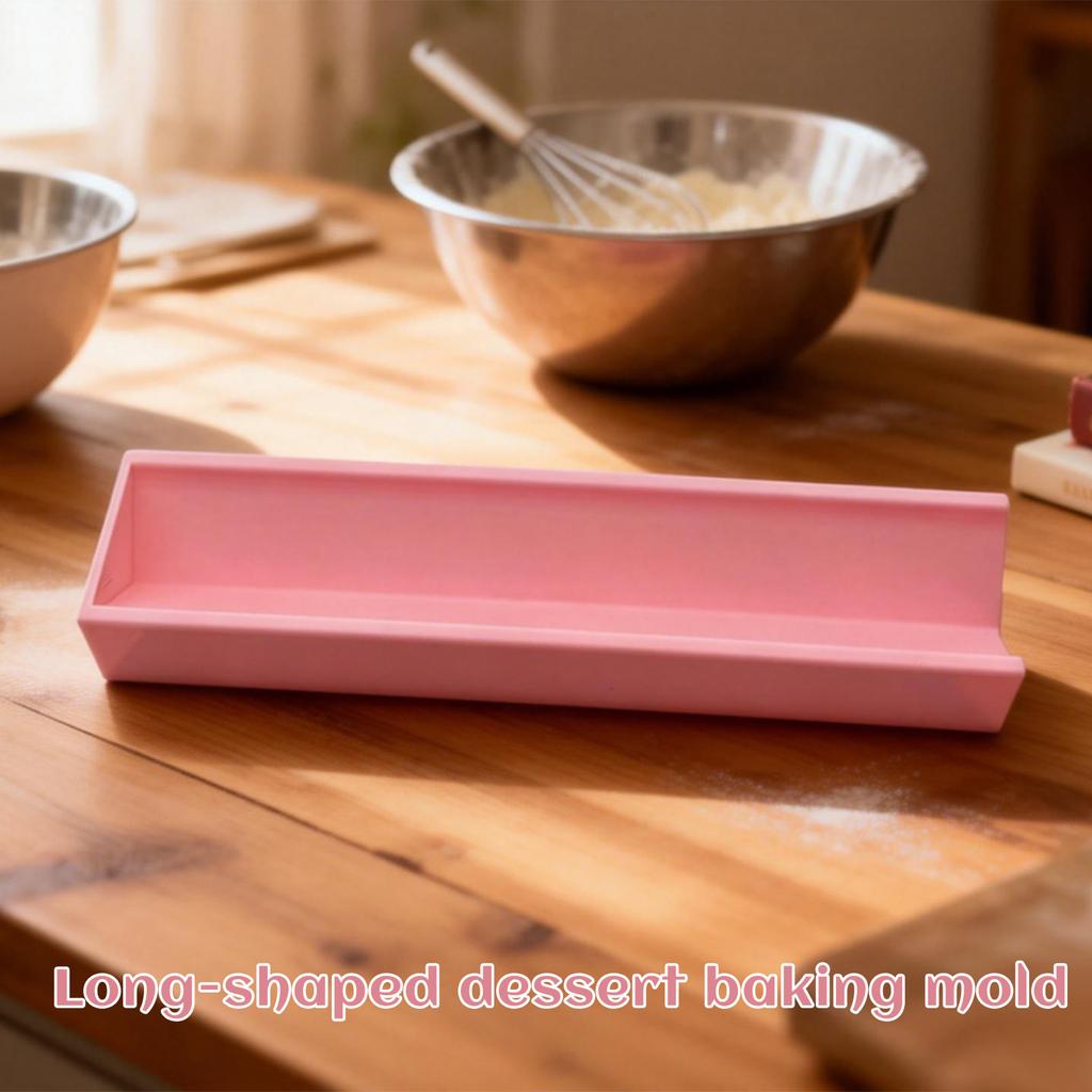 Einseitige geschlossene lange Streifen-Dessertbackform