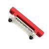 Kit de bloco de distribuição de terra terminal 6/12 preto/vermelho para carro, barco, trailer e iate
