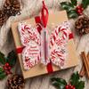 Santa Claus Ornament Christmas Cash Gift Ornament, Acrylic Butterfly Money Holder with Built‑in Unique Gifts Clear Compartment, Holiday Hanging for