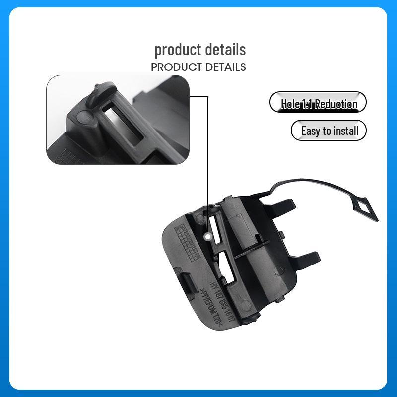 Decorative Rear Tow Hook Cover Panel for Mercedes GLE Class W167 (2019-2023)