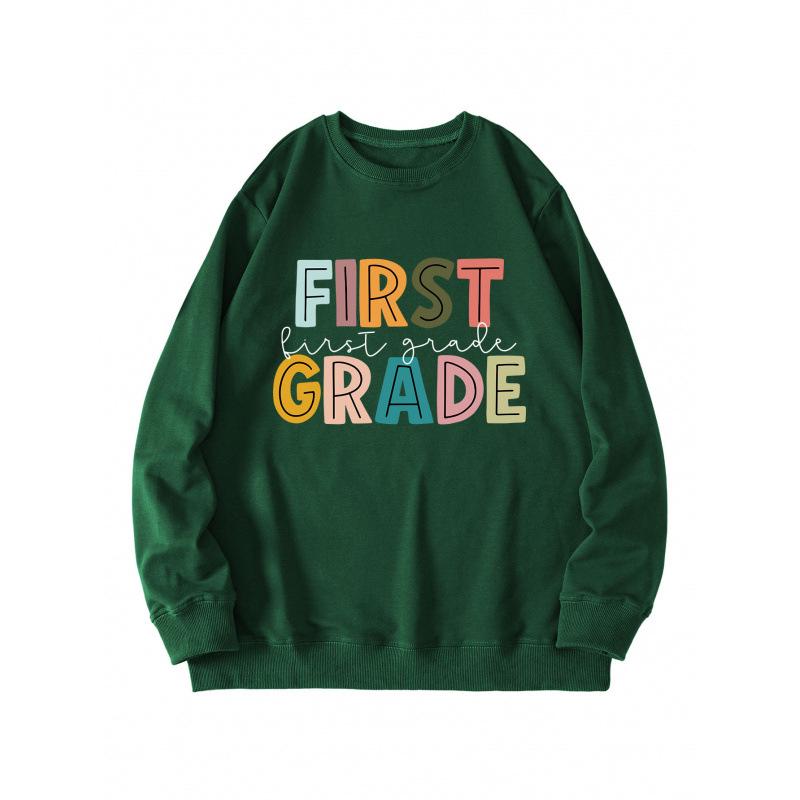 Women's European & American Fashion Round Neck Hoodie - Autumn/Winter Long Sleeve, In Stock