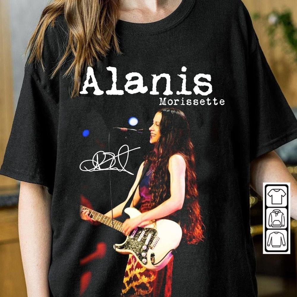 

Vintage Alanis Morissette Tee Gift Unisex TShirt Size S to 5XL NZL002 Unisex T-Shirt XL