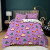 Christmas Series Quilt Cover Pillowcase Digital Printing Three-Piece Set, Bedding