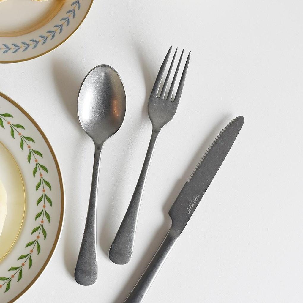 Tiny Blanc Ancien Vintage Cutlery Dinner Fork