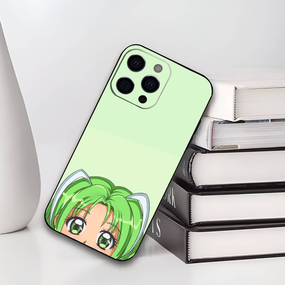 Tokyo M-Mew M-Mew Magical girl Phone Case For iPhone 17,16,15,14,13,12,11 Plus,Pro Max,XS,Soft Black Cover