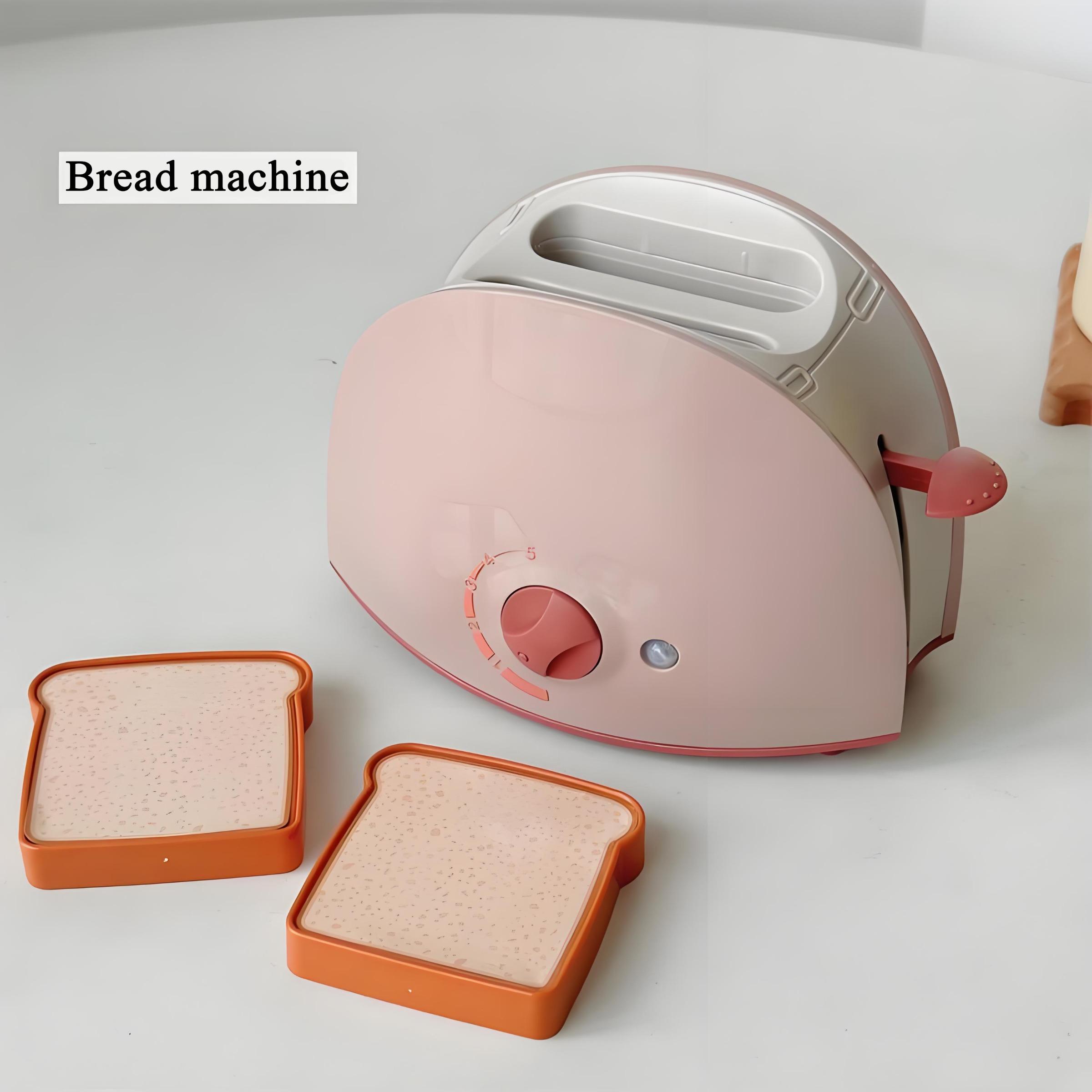 Non-Toxic Children S Pretend Play Toy Set Simulated Small Household Appliances Toys Simulated Electric Bread Machine