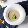 Large Capacity Pure White Soup Bowl Ceramics Dining Plate Dessert Bowl Fruit Plate Salad Bowls Noodle Bowls Dim Sum Dish Tray