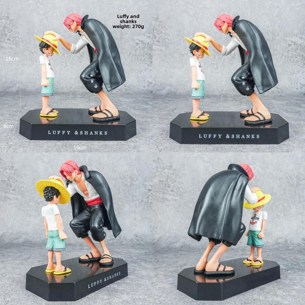One Shanks Piece And Luffy Pvc Anime Model Ornament For Teen And Gift Collectors