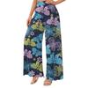 Women's High Waist Wide Leg Pants with Pockets Casual Flowy Palazzo Trousers for Daily Wear