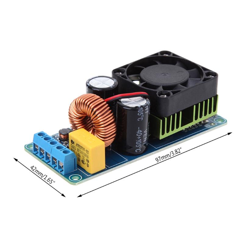 Buy IRS2092S 500W Mono Channel Class D HIFI Power Amp Board I2Q4