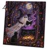 Dark Aesthetic Crafting Halloween Faux Pearl Art DIY Kit Spooky Cute 3D Beads Painting Crafts Diamond Kit for Adults Beginners Seasonal Wall