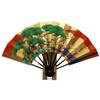 Osaka Choseido Decorative Folding Fan 9.5 Inch 29cm Made In Japan Kyoto Fan with Sachet & Stand Set (Pine, Bamboo, Plum)