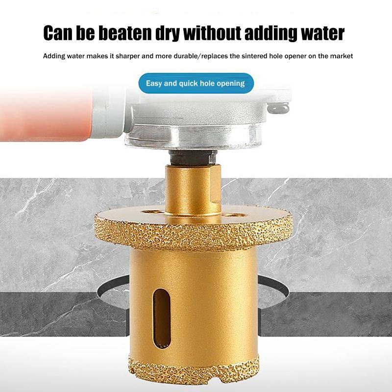 M10 Brazed Diamond Washbasin Core Drill Bit Hole Opener Table Basin Tool For Granite Marble Tile Drilling Cutter
