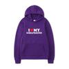 Mens Oversized Hooded Sweatshirt With Heart Print Casual Loose Fit Pullover Streetwear
