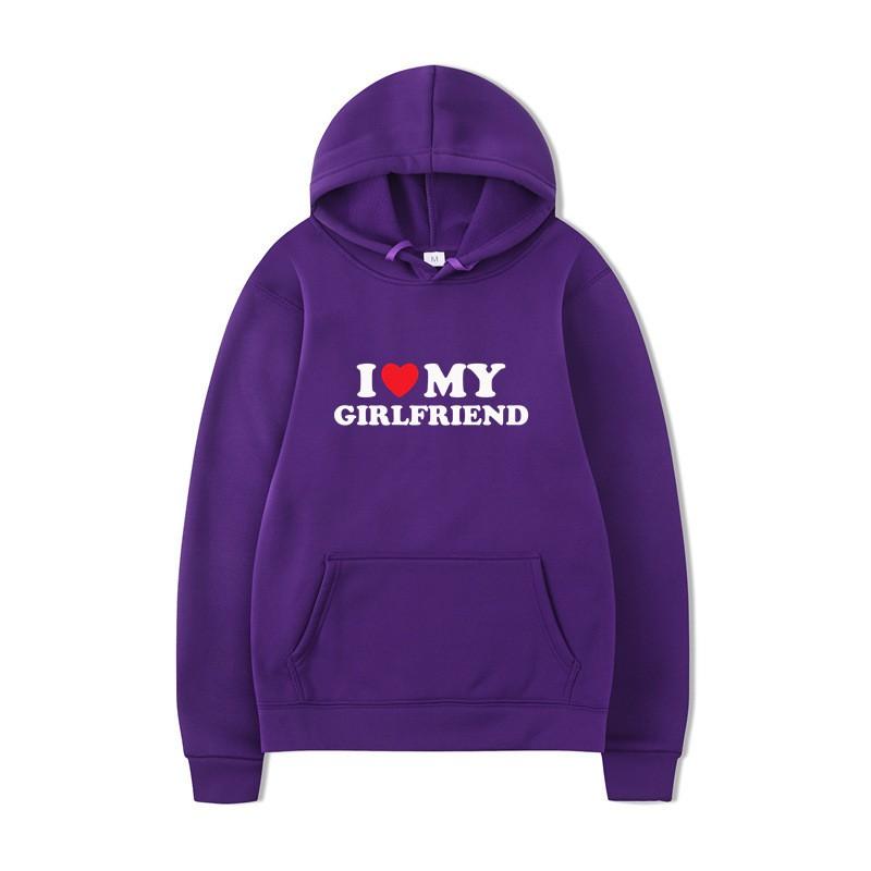 Mens Oversized Hooded Sweatshirt With Heart Print Casual Loose Fit Pullover Streetwear