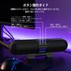BESTISAN PC USB Compact Bluetooth with Screen Light ST08 Speakers, Powered, Wired, Soundbar, Connectivity, Lightweight, Effects,