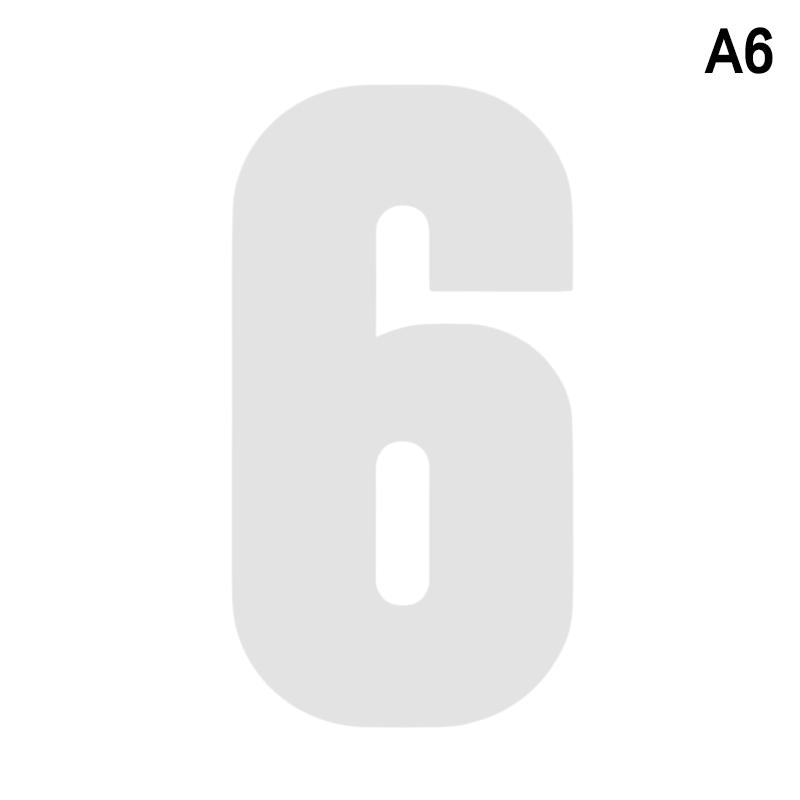 Reflective Trash Can Labels Wheelie Bin Number Sticker Self-Adhesive Weatherproof Outdoor Mailbox House Numbers Decal