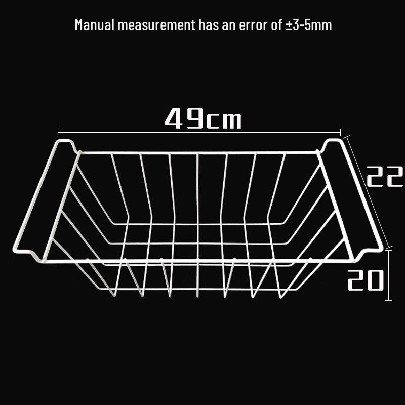 Universal Multi-Layer Hanging Freezer Storage Rack Basket