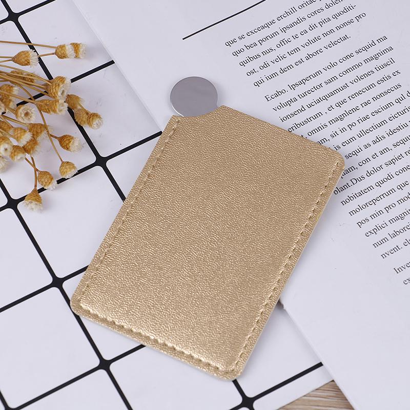 Card Pocket Mirror Makeup Portable Travel Stainless Steel Unbreakable