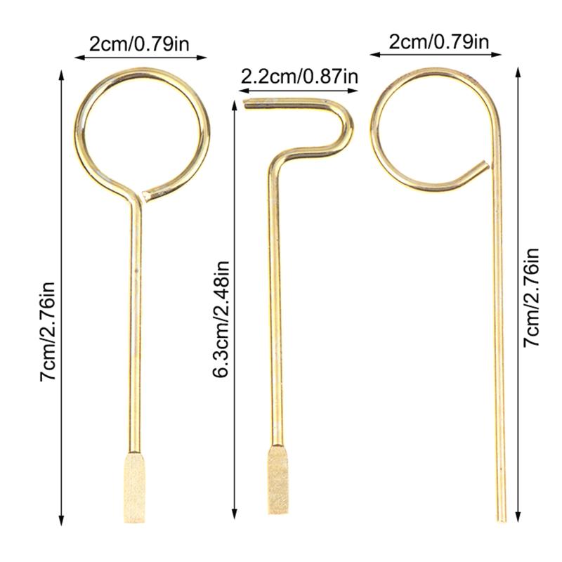 5Pcs Bedroom/Bathroom Door Emergency Keys For Interior Levers And Knobs Outdoor Use Opening Doors When Keys Are Forgotten
