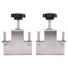2PCS Universal Cabinet Clamp Stainless Steel Anti Slip Drawer Front Installation Clamps for Accurate Positioning