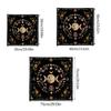 Divinations Tablecloth Moonphases Flower Pattern Tarot Tablecloth Altars Cloth