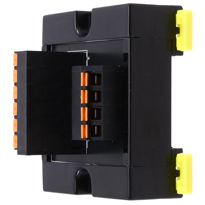 ABBY-Terminal Block Module 1 In 6 Out Spring-Loaded Push-In Rail-Mounted Wiring Box Tool