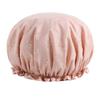 Supplies Bathroom Double Layer Shower Waterproof Thick Cover Accessories Women Hair Cap Hat