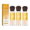 3pcs Sunscreen Setting Powder, Spf 50 Pa++, Mineral Sunscreen Brush Powder, Oil Control Natural Matte Finish, Long Lasting Lightweight Breathable Suit