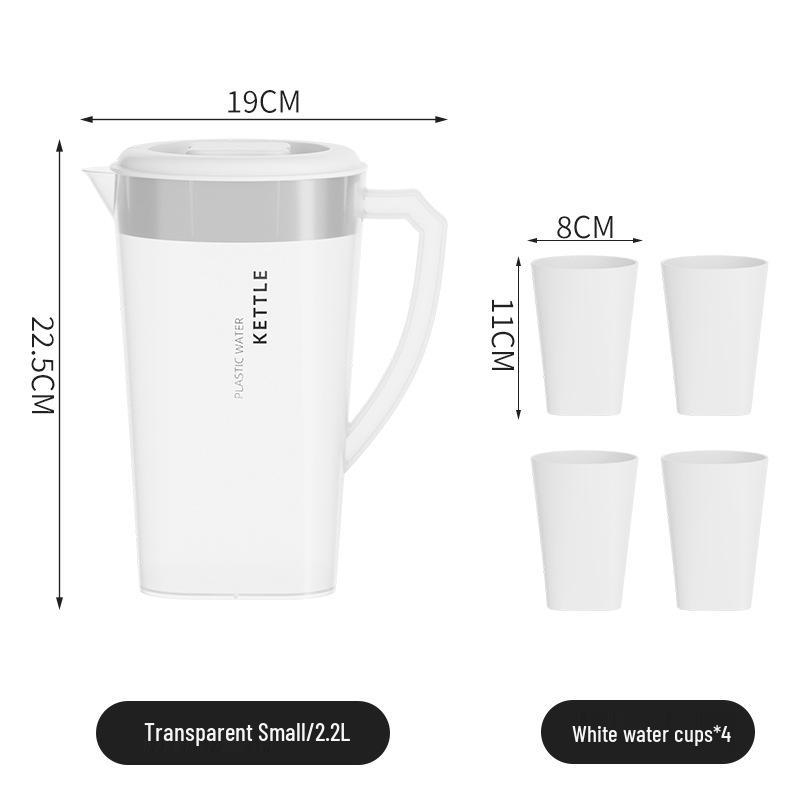 Žáruvzdorná PP konvice na studenou vodu - Džbán s velkou kapacitou na džus nebo čaj