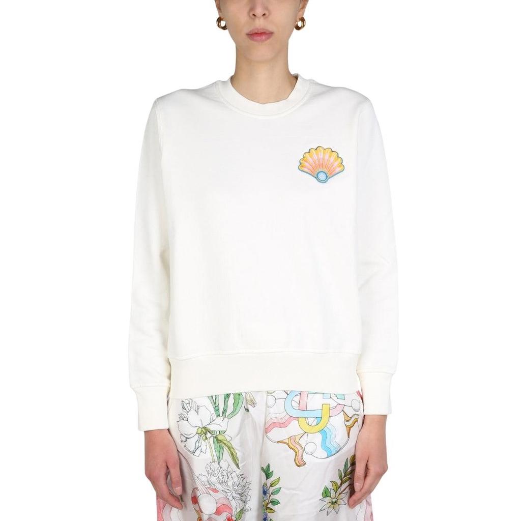 Casablanca Unisex Adult Seashell Embroidered Sweatshirt