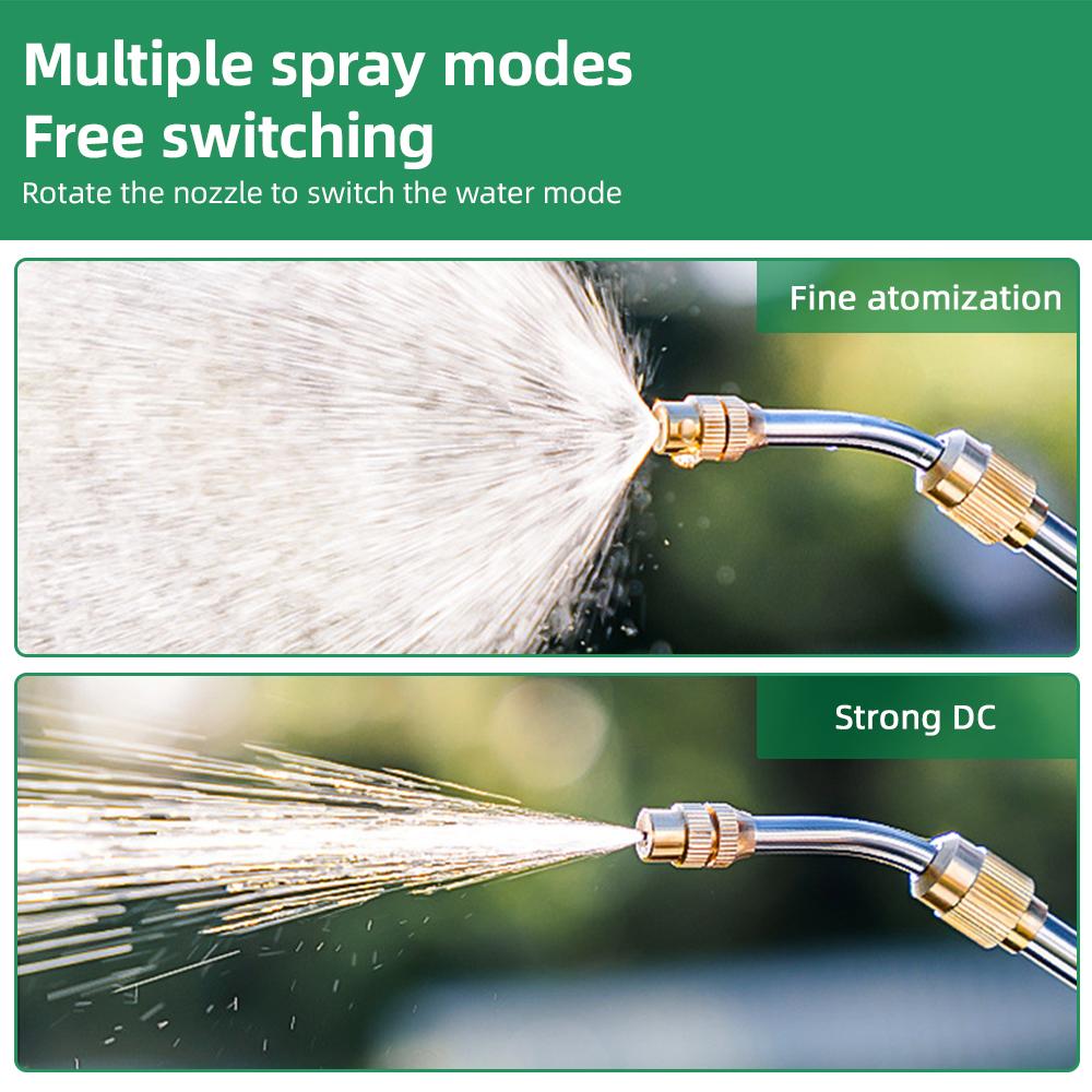 Rociador de jardín con batería, rociador eléctrico de 1,32 galones/5 l con mango recargable por USB