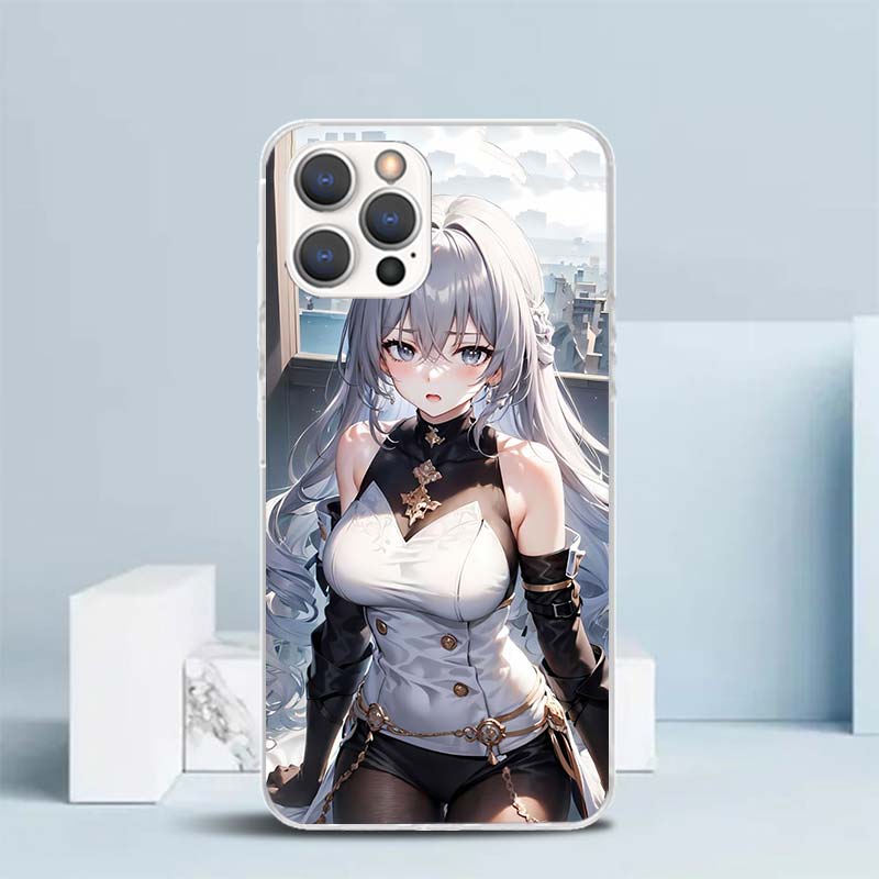 Honkai Star Rail Bronya Rand Soft Cover for iPhone 16 17 Air 15 14 Pro Max 16E Phone Case 13 Mini 12 11 7 SE 8 Print Pattern Fit