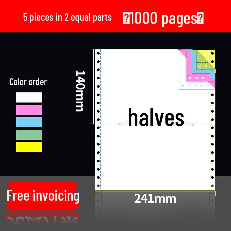 Triple & Twofold Dot Matrix Printer Paper - 2, 3, 4 Part Options