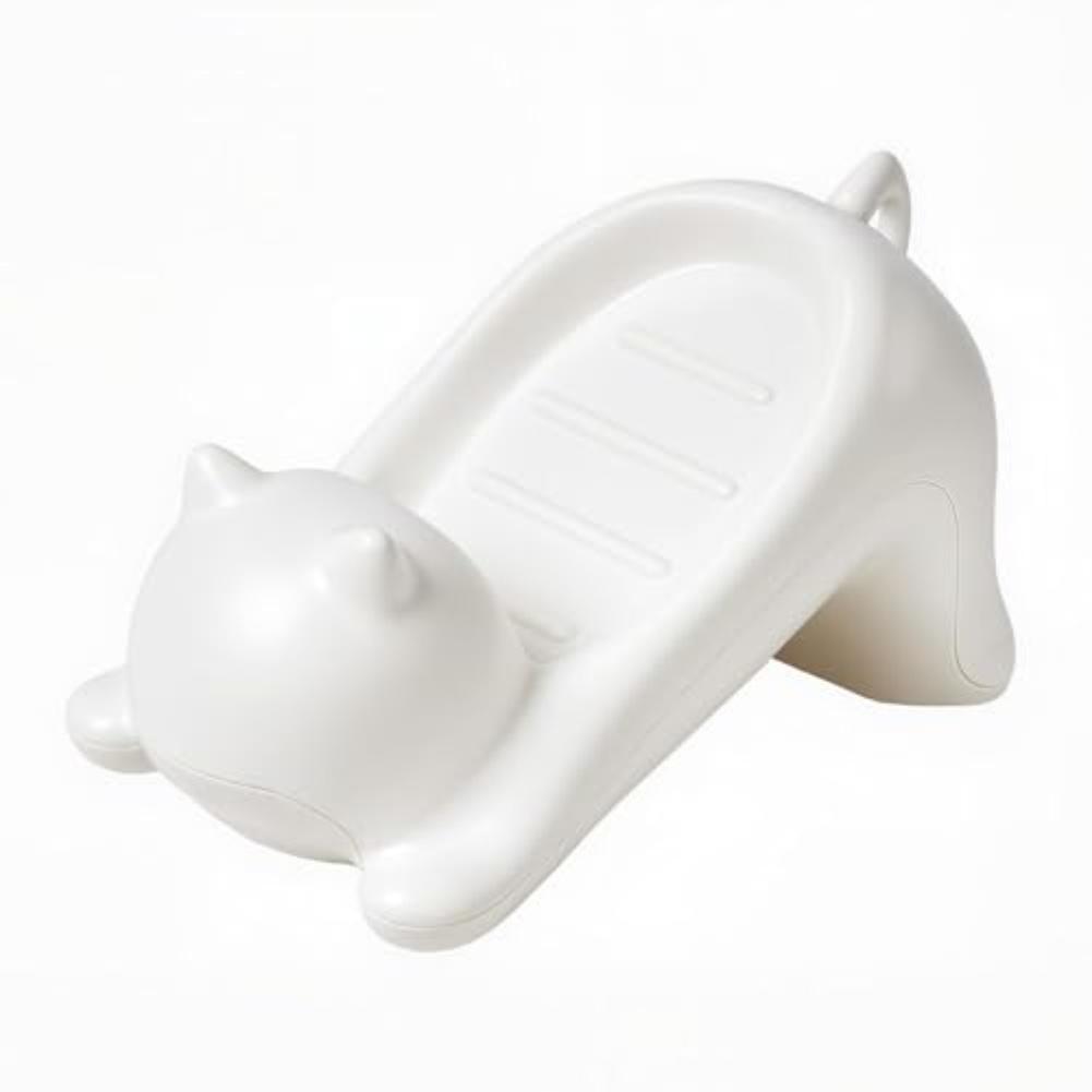 Cat Soap Dish Self-Draining Soap Holder Built-in Drainage Hole