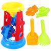 5 PCS Sand Bucket Kids Playing Toy Sandbox Toys Clock Toddler Beach Wheel