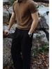 Men's Solid Color Short Sleeve Polo Shirt - Trendy, Versatile, and Youthful Style for Summer