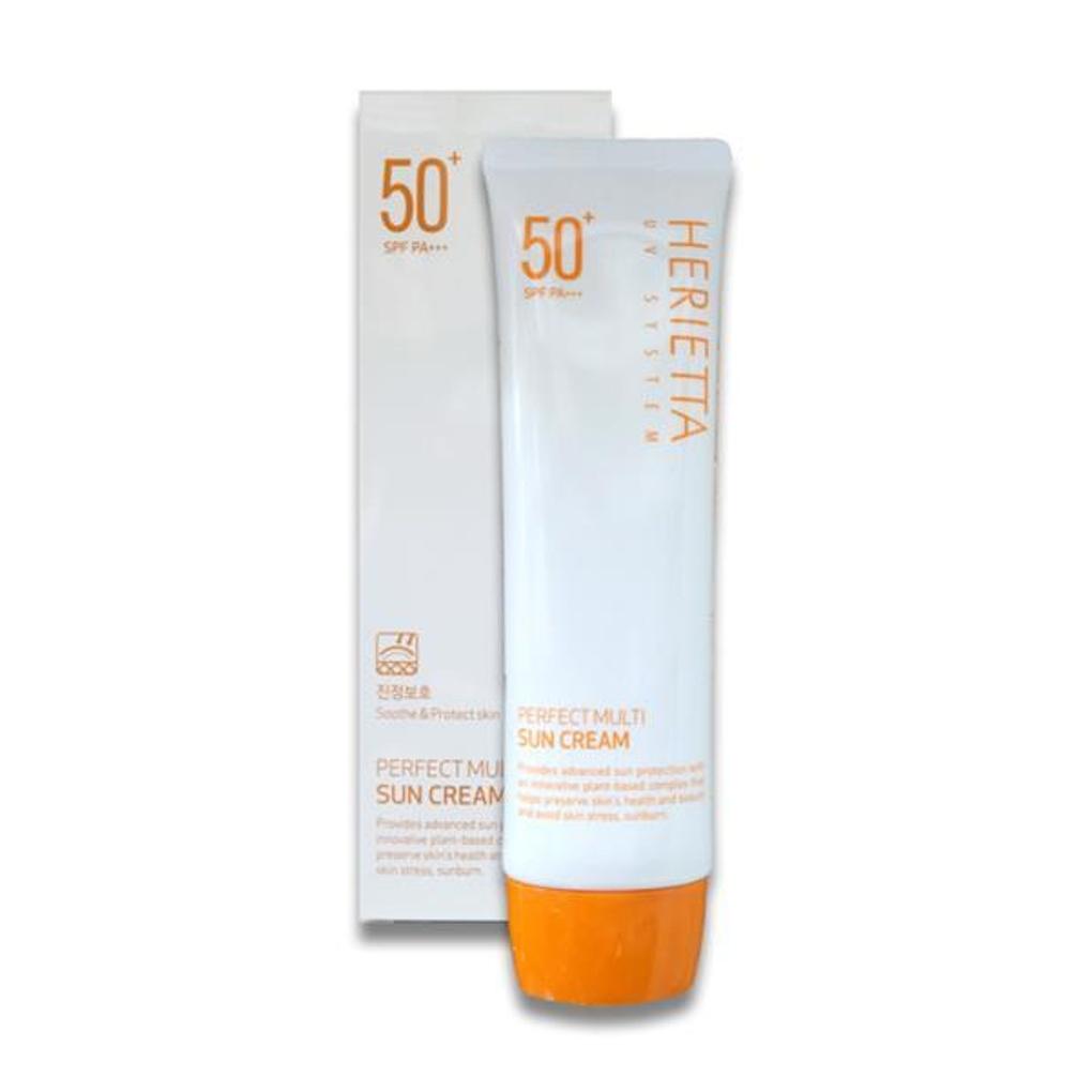 

Welcos Herrietta Perfect Multi Sunscreen 90g SPF50+++, Whitening and Wrinkle-Improving Function for Sensitive Skin
