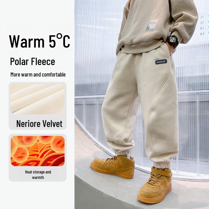 

Panda Plush Knit Sweatpants for Kids - 2024 Autumn/Winter Collection 160 cm
