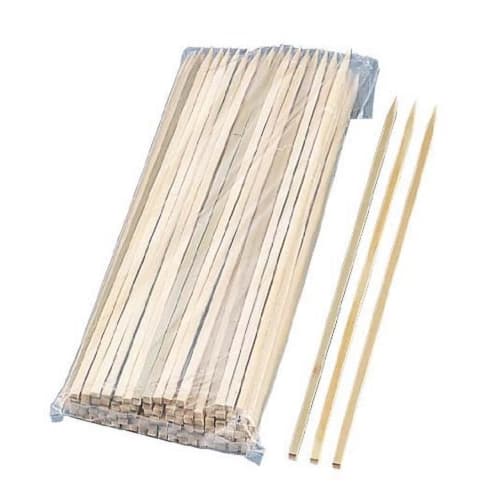 Endo Shoji Tool Set, Wood Grain, 400mm, Commercial Grade, Bamboo, Long, Square Skewers, XOI2901, Set of 50